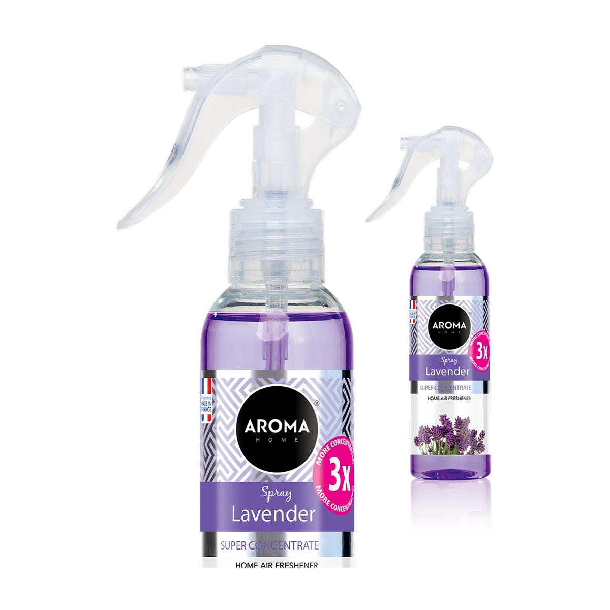 HOME & CAR AIR FRESHENER - SPRAY CONCENTRATE – 3x LAVENDER 150ML