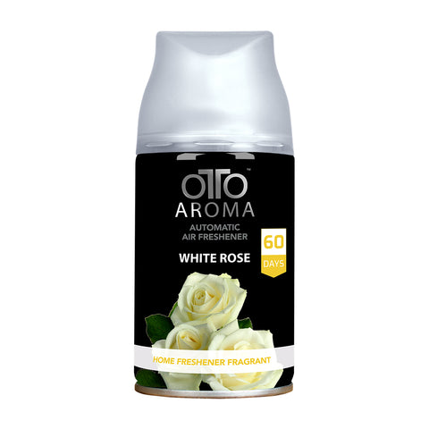 OTTO AROMA WHITE ROSE AUTOMATIC AIR FRESHENER REFILL – ELEGANT ROSE FRAGRANCE FOR 70 DAYS