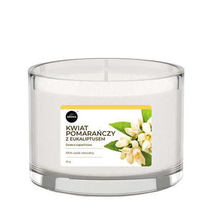 SCENTED CANDLE - BASIC LINE - ORANGE BLOSSOM WITH EUCALYPTUS