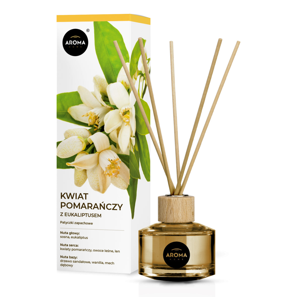 REED DIFFUSER - BASIC LINE - ORANGE BLOSSOM WITH EUCALYPTUS