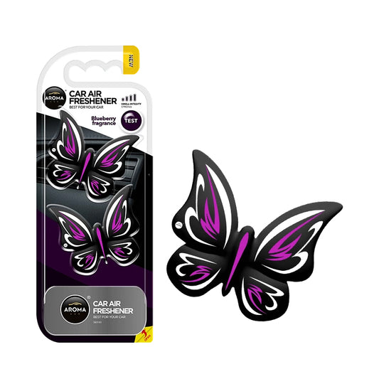 HOME & CAR AIR FRESHENER - POLYMERS BUTTERFLIES - BLUEBERRY