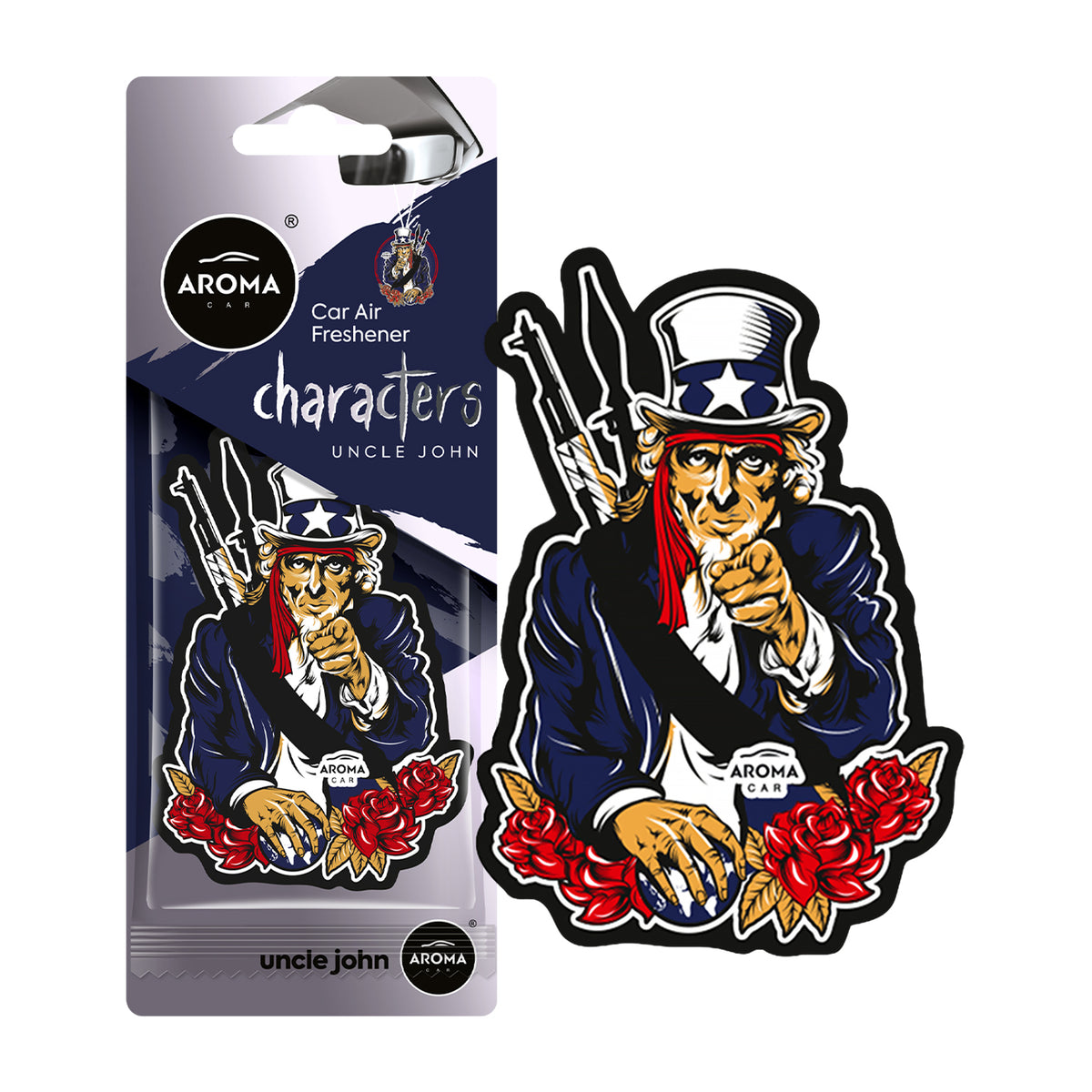 HOME & CAR AIR FRESHENER - CELLULOSE - CHARACTERS – UNCLE JOHN