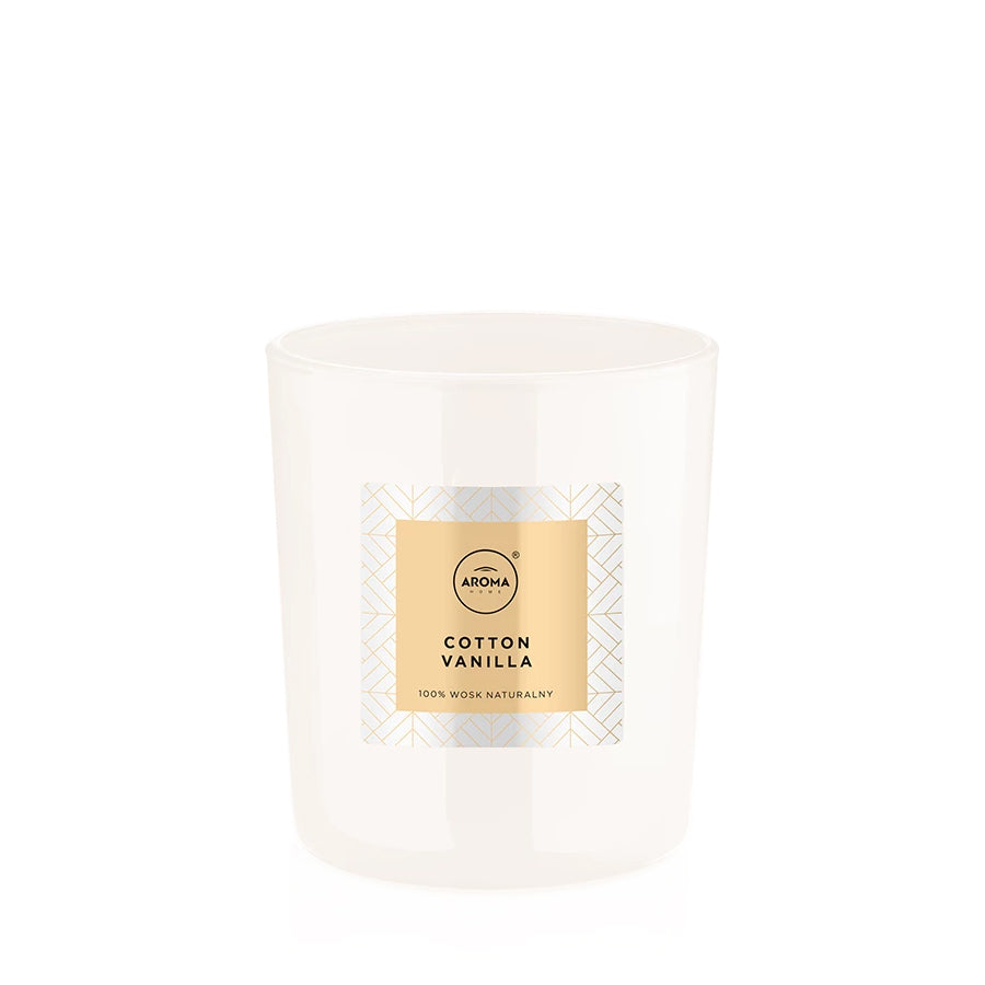 SCENTED CANDLE - ELEGANCE - COTTON VANILLA