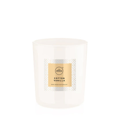 SCENTED CANDLE - ELEGANCE - COTTON VANILLA