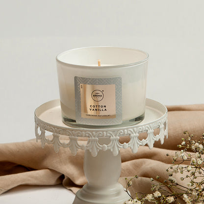 SCENTED CANDLE - ELEGANCE - COTTON VANILLA