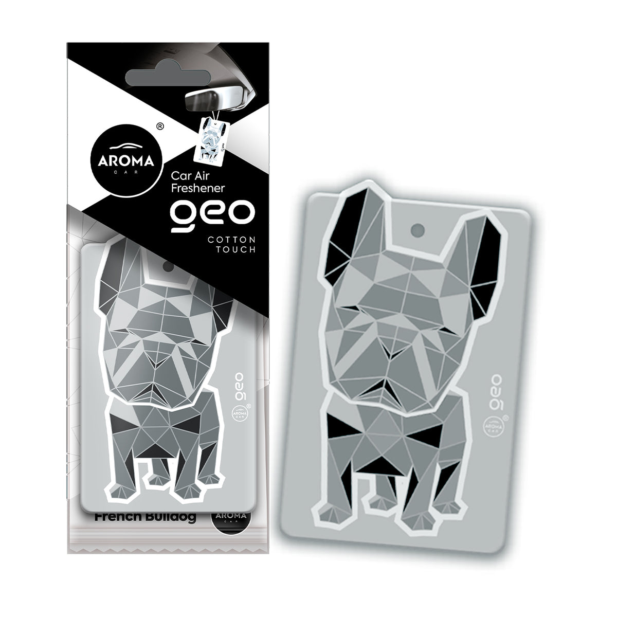 HOME & CAR AIR FRESHENER - CELLULOSE - GEO DOG - COTTON TOUCH