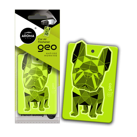 HOME & CAR AIR FRESHENER - CELLULOSE - GEO DOG - MATISSE MORNING