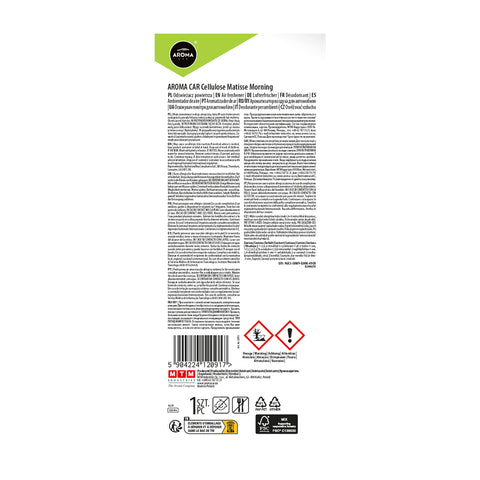HOME & CAR AIR FRESHENER - CELLULOSE - GEO DOG - MATISSE MORNING