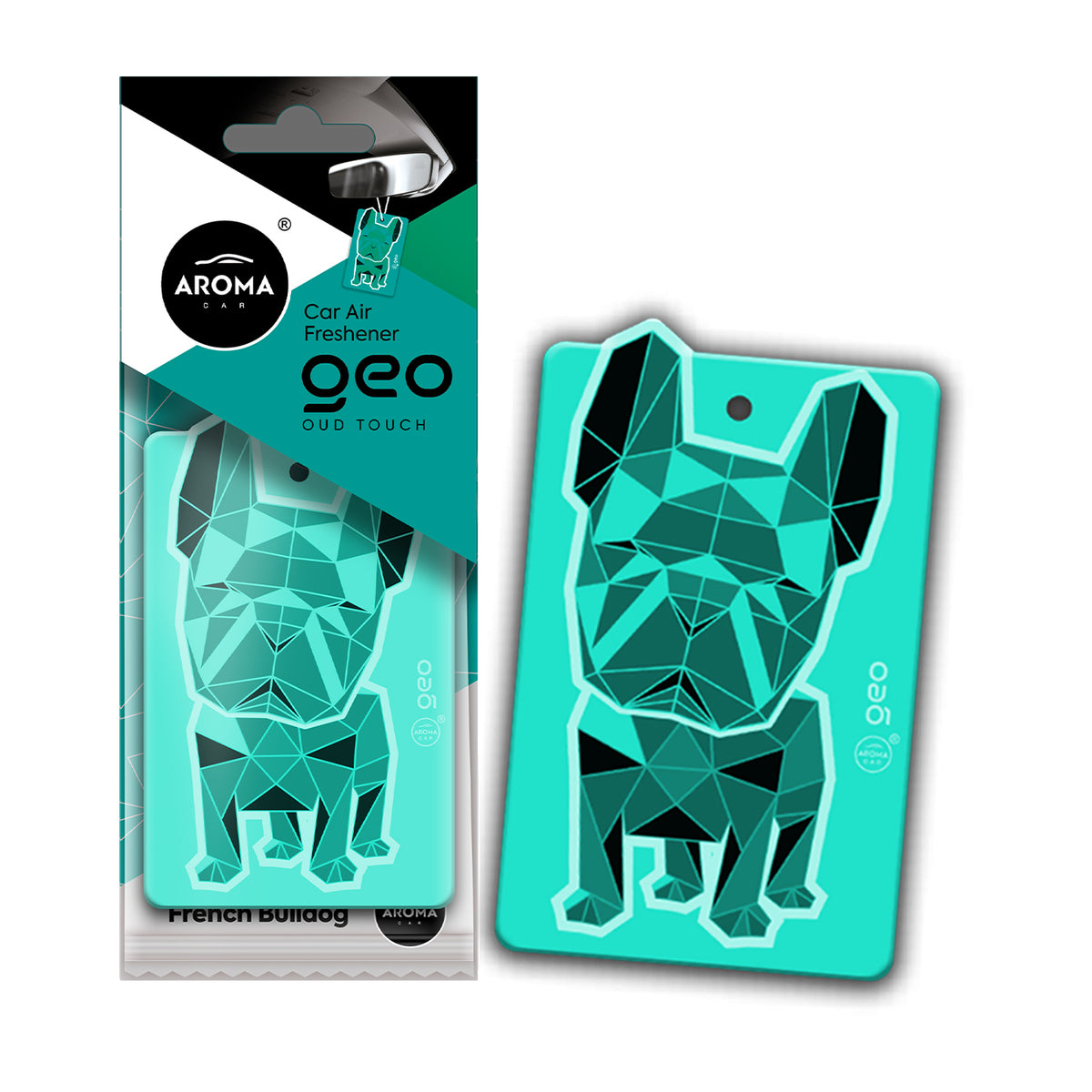 HOME & CAR AIR FRESHENER - CELLULOSE - GEO DOG - OUD TOUCH