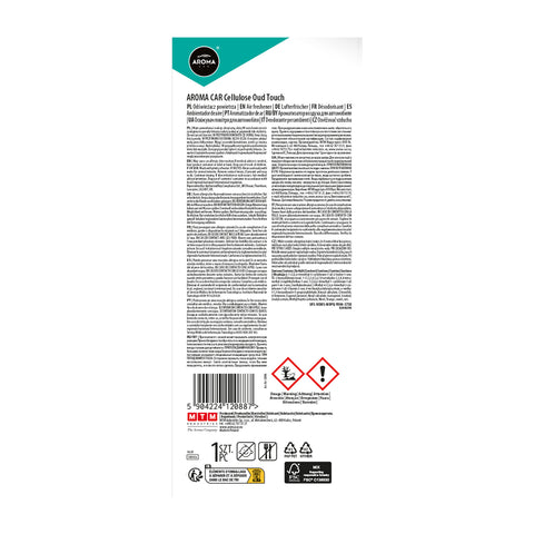 HOME & CAR AIR FRESHENER - CELLULOSE - GEO DOG - OUD TOUCH
