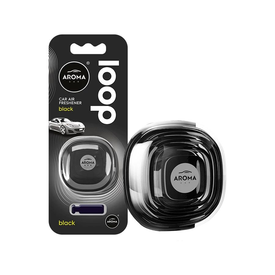 HOME & CAR AIR FRESHENER - LOOP GEL BLACK