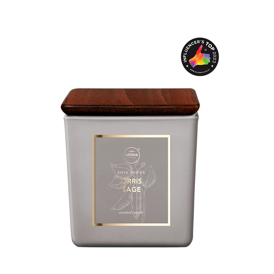 SCENTED CANDLE - SOYBEAN SCENTED - ORRIS & SAGE