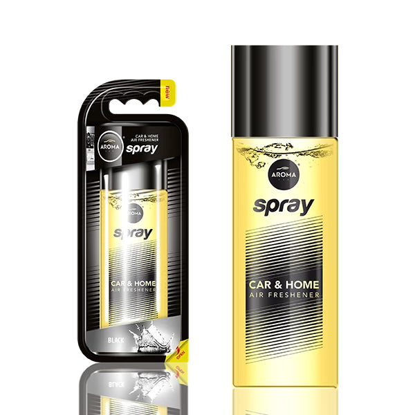 HOME & CAR AIR FRESHENER - PUMP SPRAY BLACK 50ML