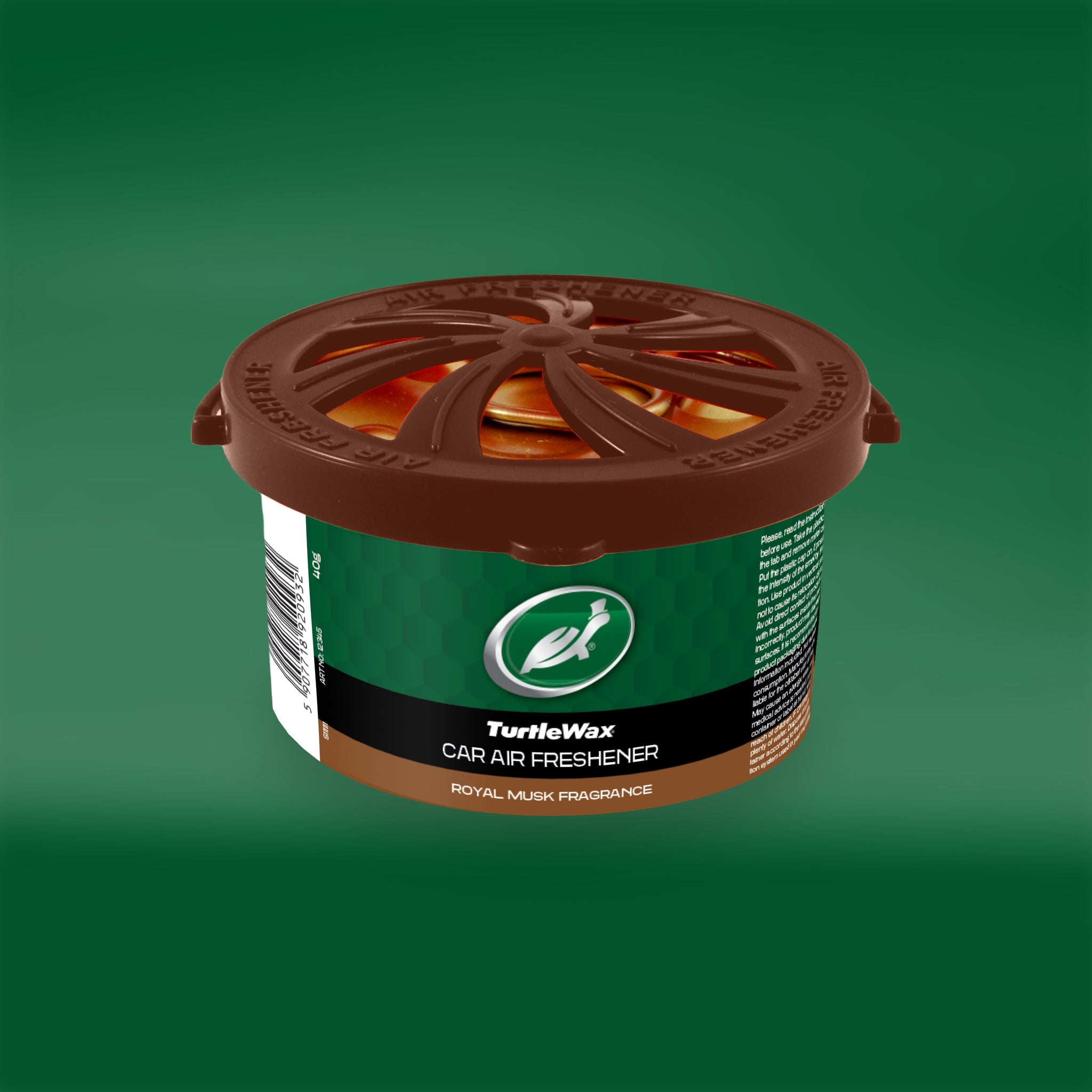 HOME & CAR AIR FRESHENER - ORGANIC - ROYAL MUSK - Turtle Wax PK