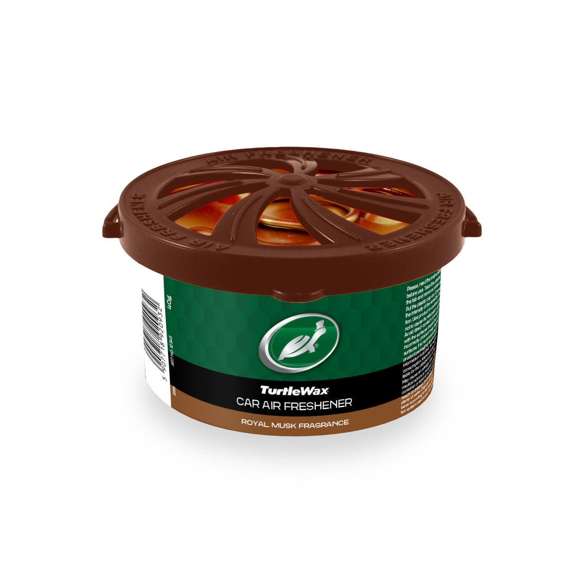 HOME & CAR AIR FRESHENER - ORGANIC - ROYAL MUSK - Turtle Wax PK