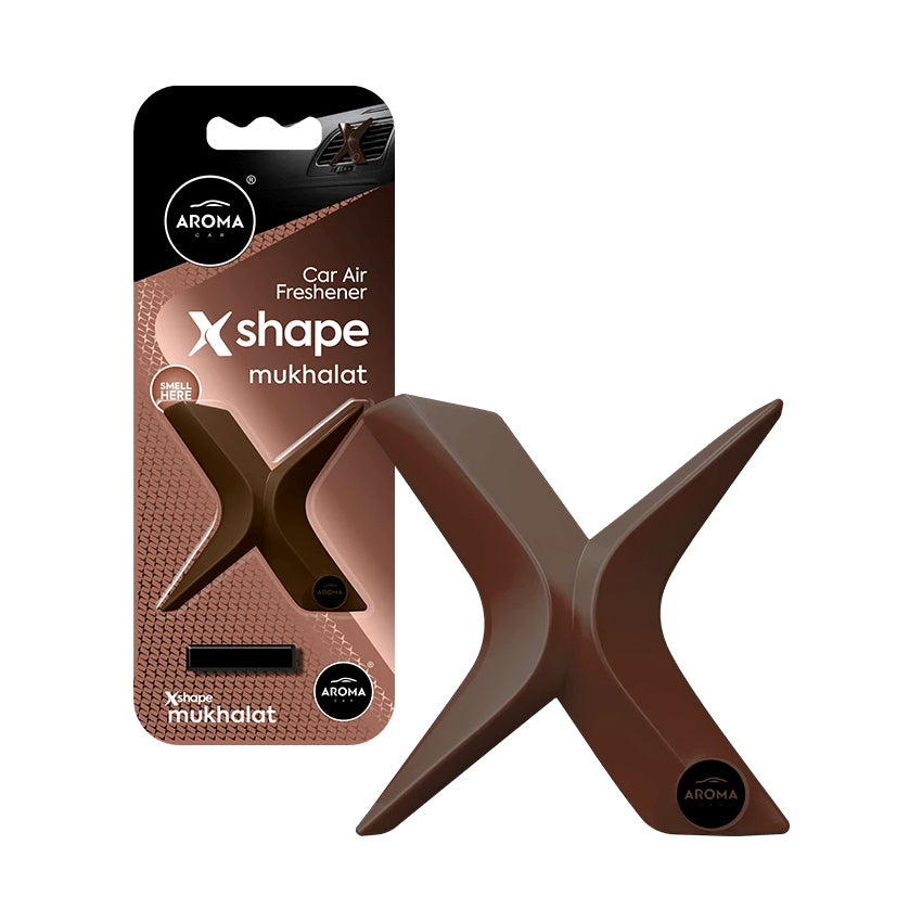 HOME & CAR AIR FRESHENER - POLYMERS - X SHAPE MUKHALAT